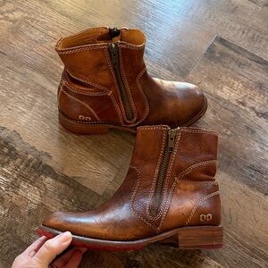 Bed Stu brown leather ankle boots